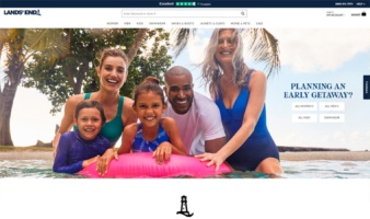eCommerce website: Lands’ End UK