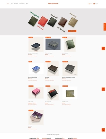 eCommerce website: Little Astronaut