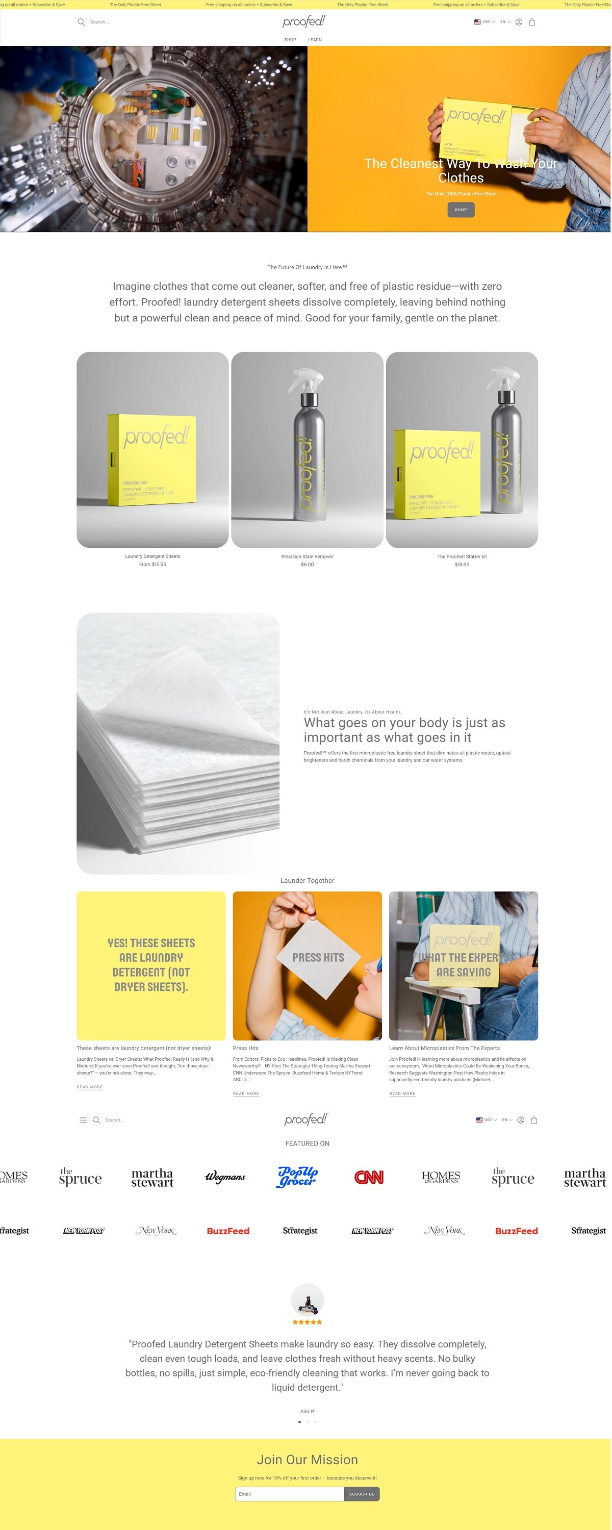 eCommerce website: LiveProofed