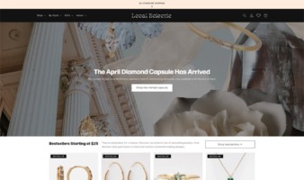 eCommerce website: Local Eclectic