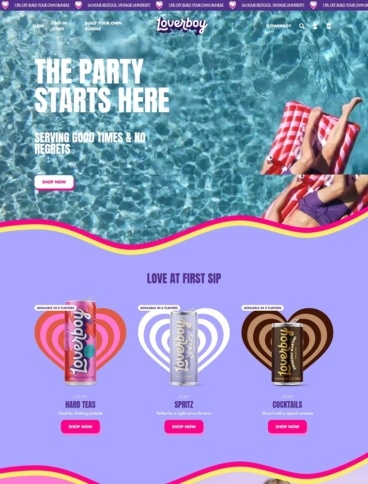 eCommerce website: Loverboy