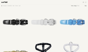 eCommerce website: Lunge