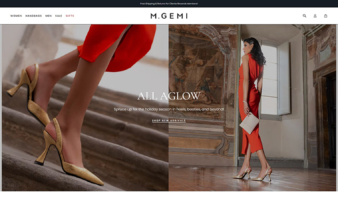 eCommerce website: M.Gemi