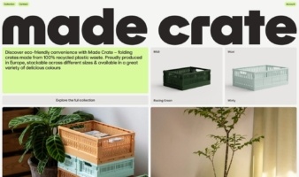 eCommerce website: Made Crate