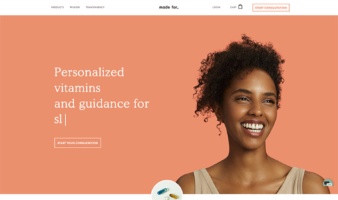 eCommerce website: Made For_