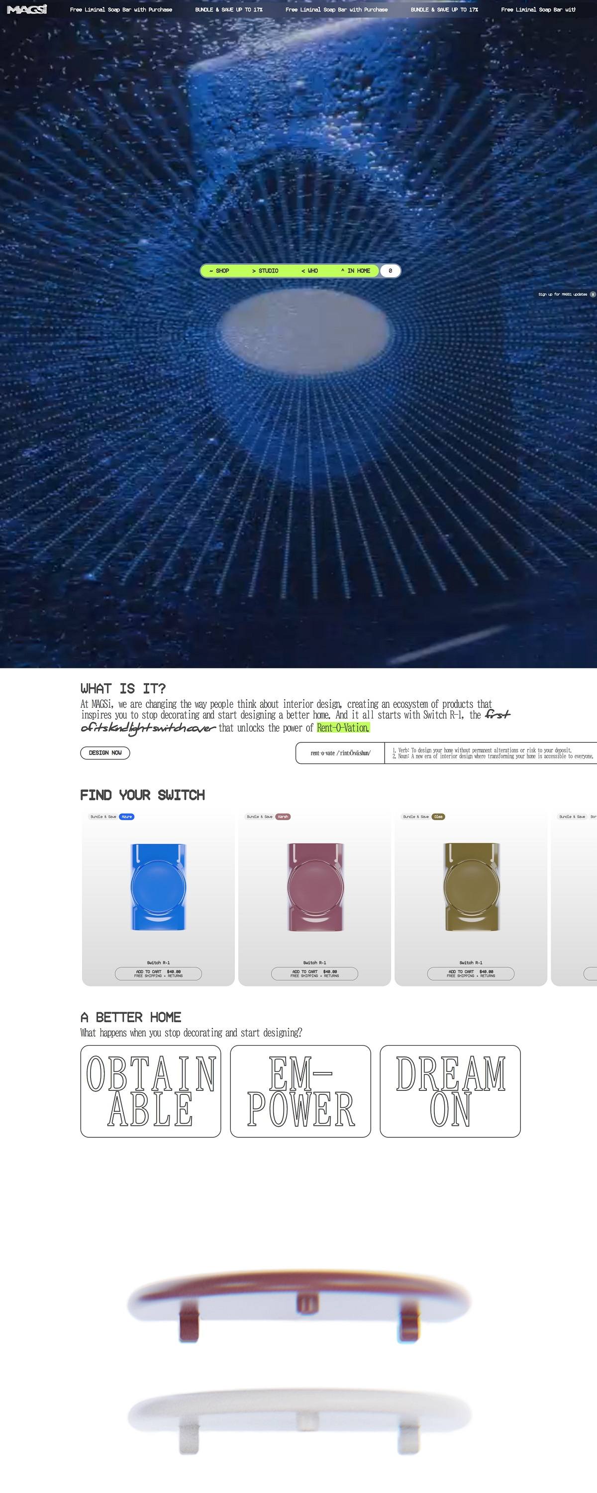 eCommerce website: MagsiDesign