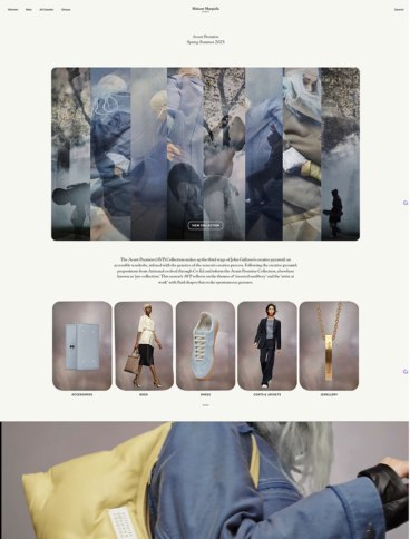 eCommerce website: Maison Margiela