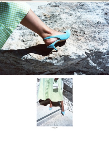 eCommerce website: Marais