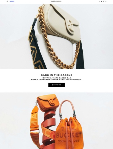 eCommerce website: Marc Jacobs