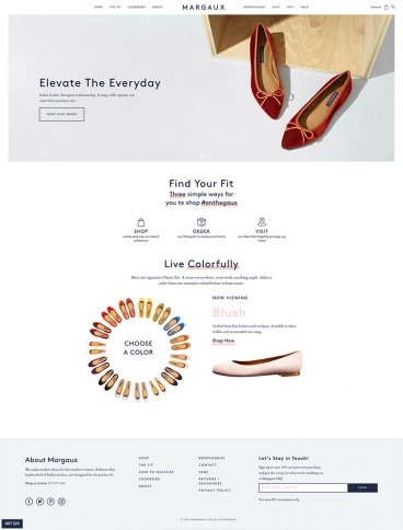 eCommerce website: Margaux