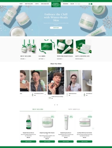 eCommerce website: Mario Badescu