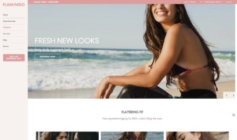 eCommerce website template: Masonry