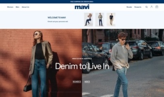 eCommerce website: Mavi