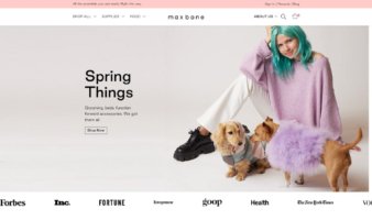 eCommerce website: maxbone