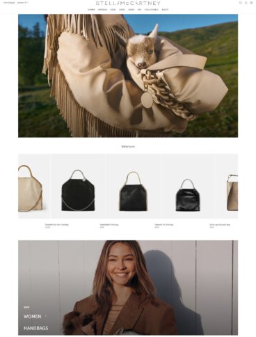 eCommerce website: Stella McCartney
