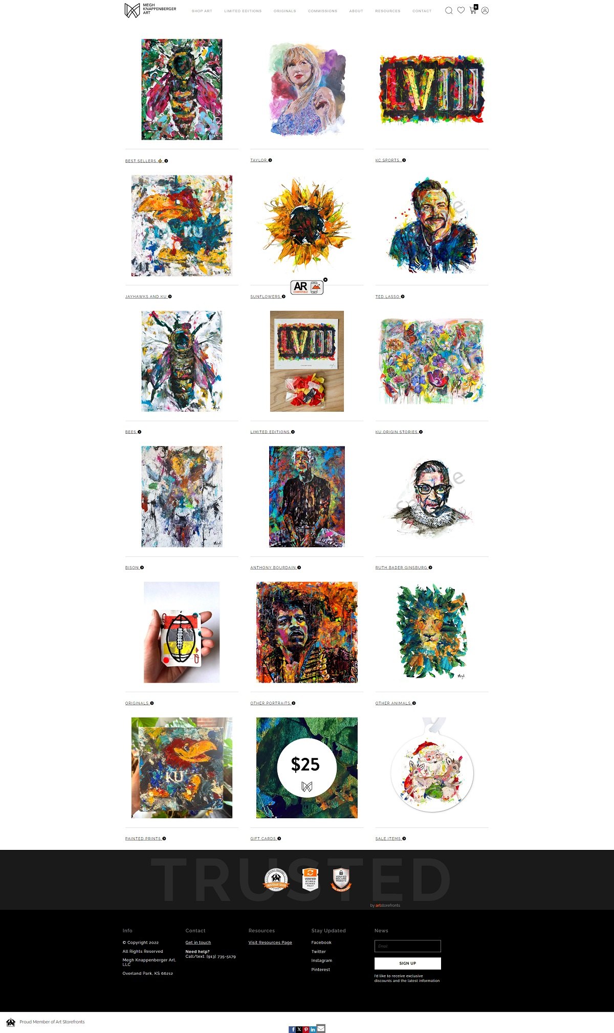 eCommerce website: Megh Makes