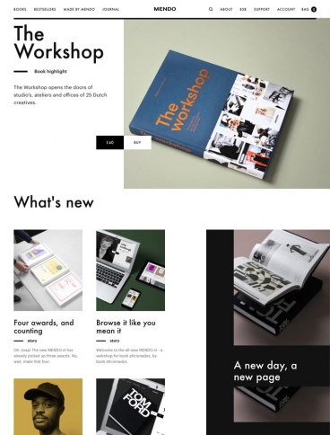 eCommerce website: Mendo