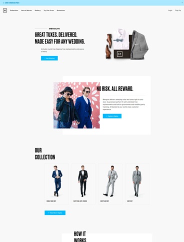 eCommerce website: Menguin