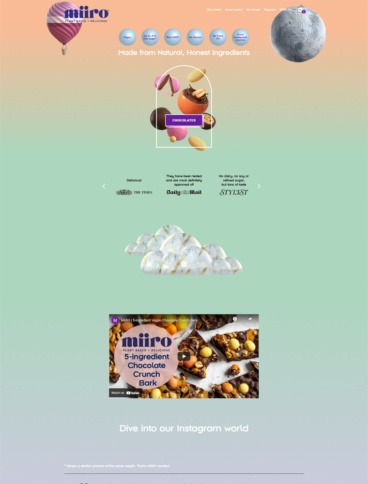 eCommerce website: MiiRo