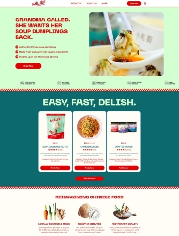 eCommerce website: MìLà