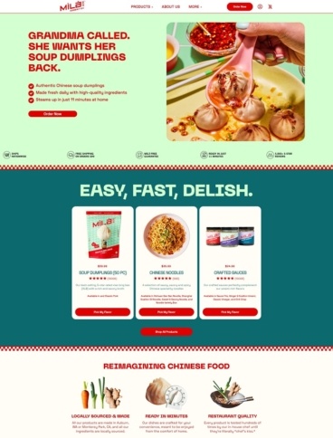 eCommerce website: MìLà