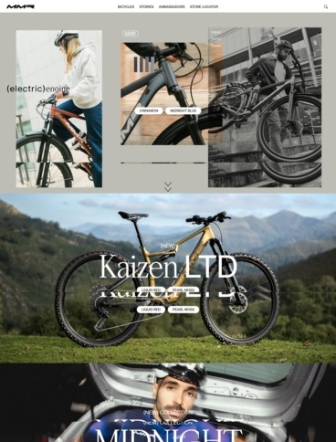 eCommerce website: MMR Bikes