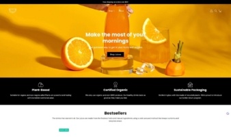 eCommerce website template: Modular
