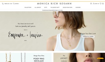 eCommerce website: Monica Rich Kosann