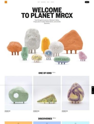 eCommerce website: Monsieur Cailloux