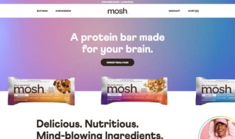 eCommerce website: MOSH