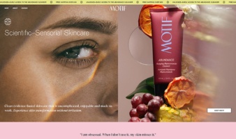 eCommerce website: Motif