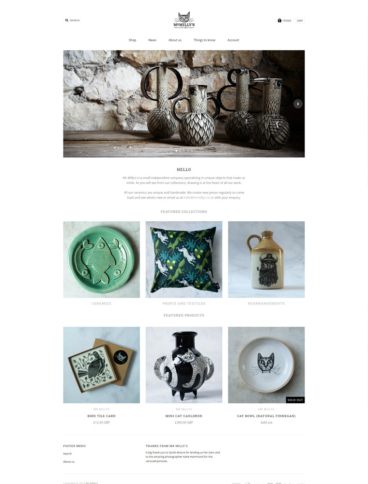 eCommerce website: Mr Milly’s