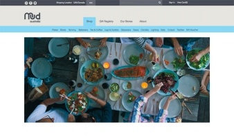 eCommerce website: Mud Australia