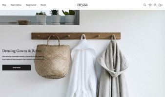 eCommerce website: Myza