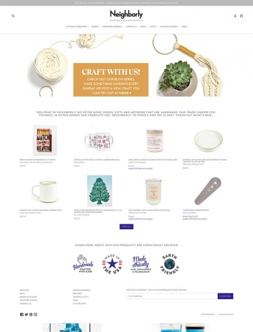 eCommerce website: Neighborly