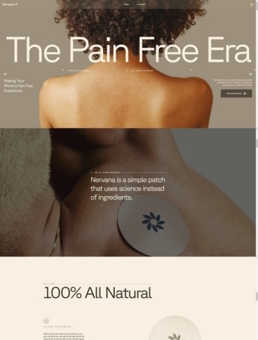 eCommerce website: Nervana