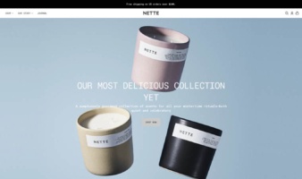 eCommerce website: Nette