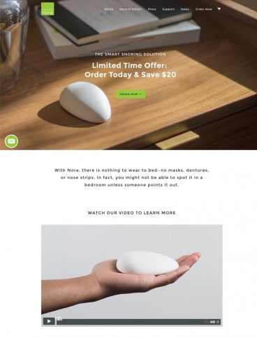 eCommerce website: Nora