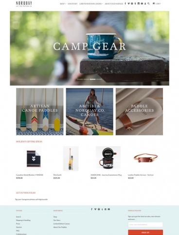 eCommerce website: Norquayco