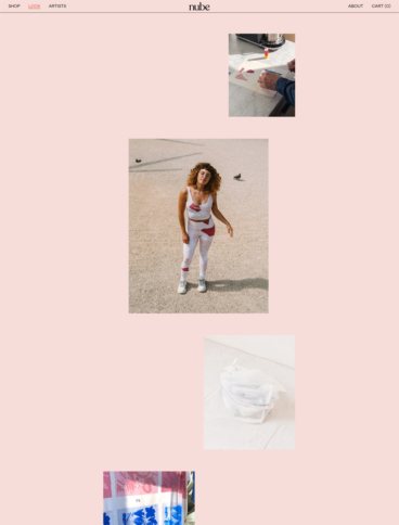 eCommerce website: Nube