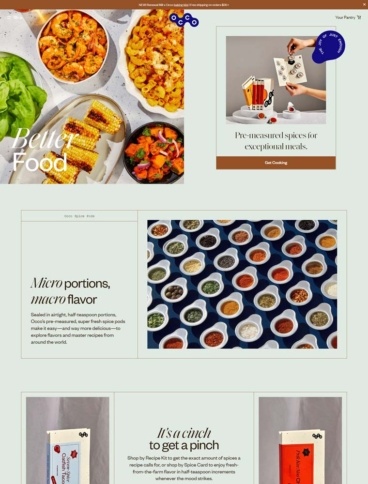 eCommerce website: Occo Spices