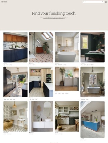 eCommerce website: Odorne