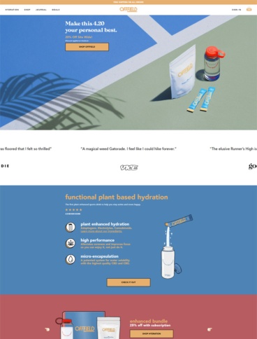 eCommerce website: OFFFIELD