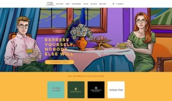 eCommerce website: OGI Eyewear