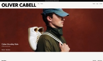 eCommerce website: Oliver Cabell