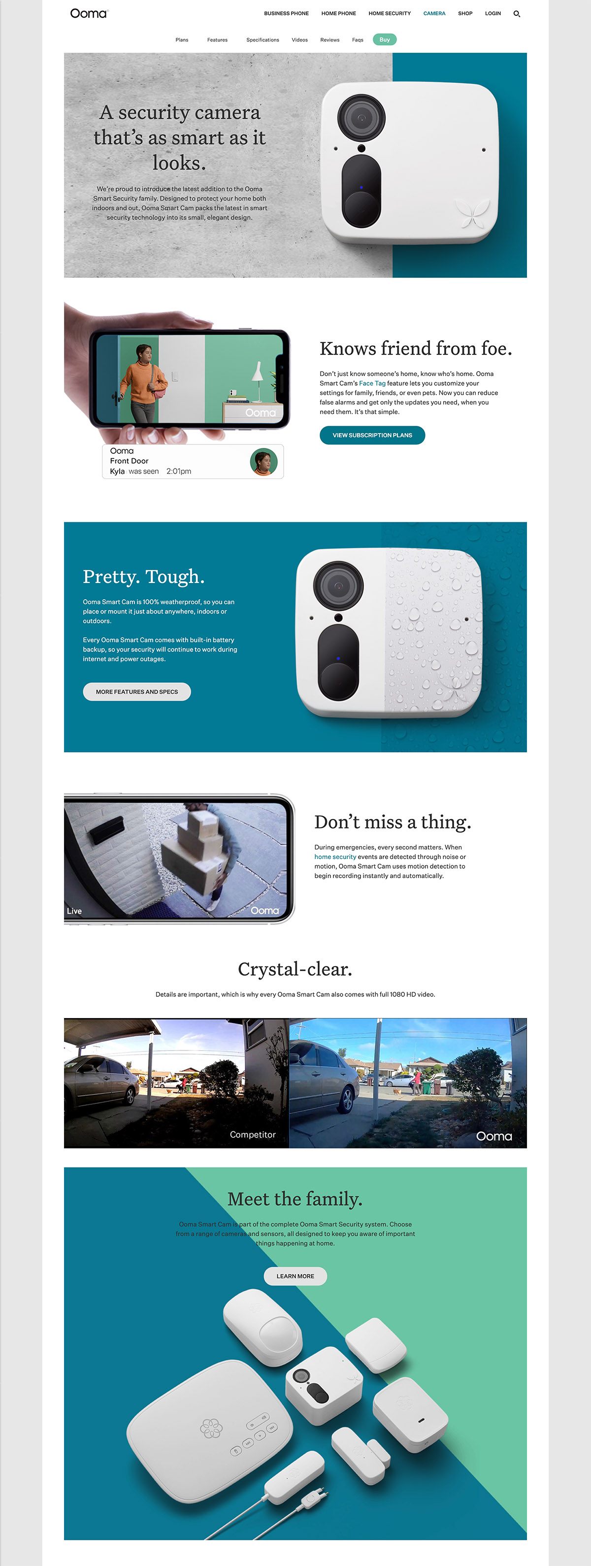 eCommerce website: Ooma, Inc.
