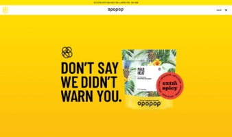 eCommerce website: Opopop
