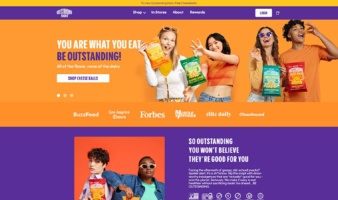 eCommerce website: Outstanding Foods
