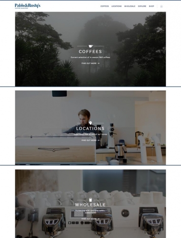 eCommerce website: Pablo & Rusty’s