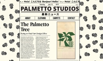 eCommerce website: Palmetto Studios